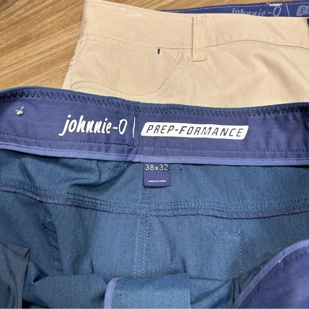 Lot bundle Johnnie O Marin performance pants size 38x32 stretch chino trousers